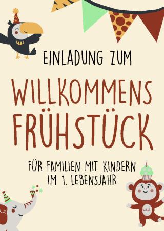 Einladung zum Willkommen-Frühstück